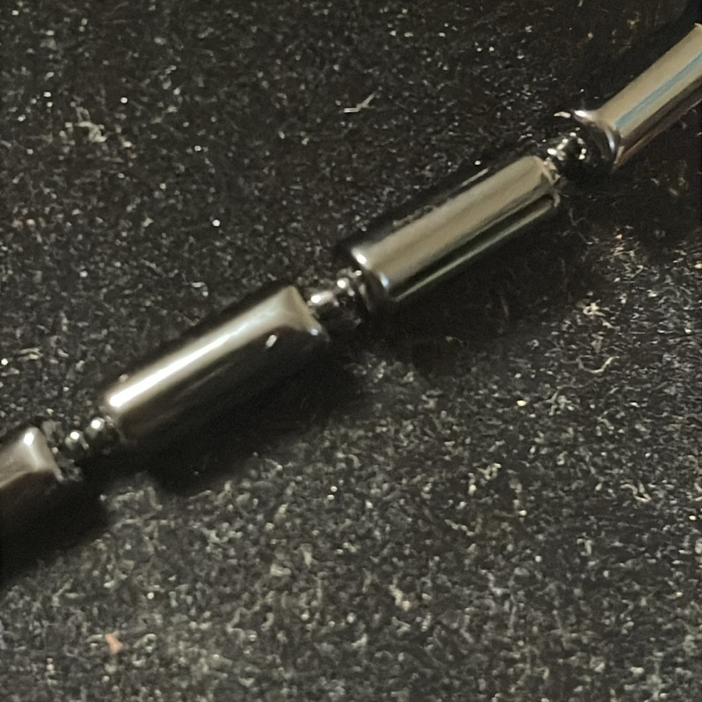 Absolutely Stunning Long Agate Stone Geometric Sh… - image 6